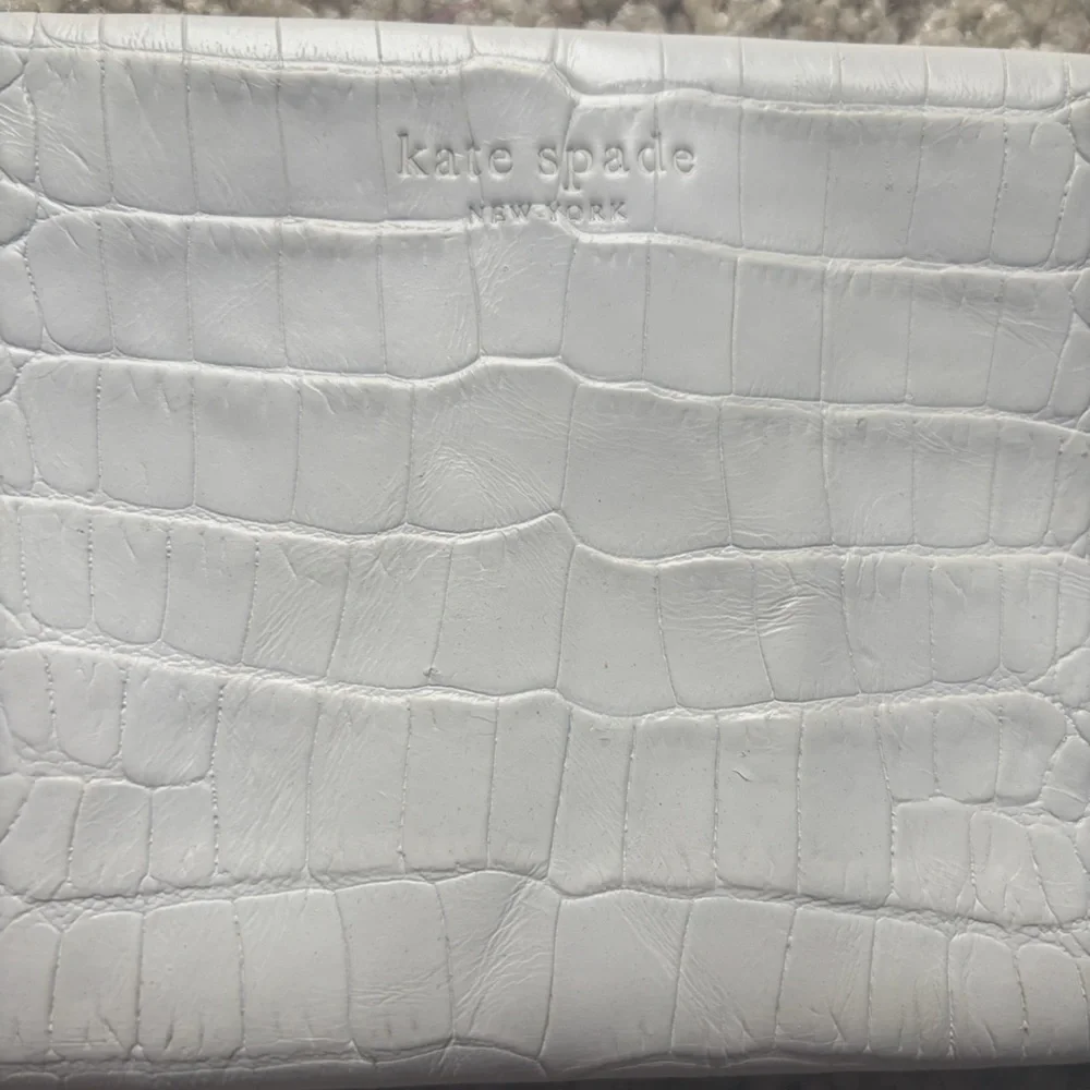 Kate Spade New York Leather Embossed Wristlet Clutch
